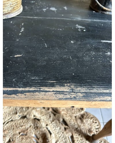 Ancienne table de bistrot, console