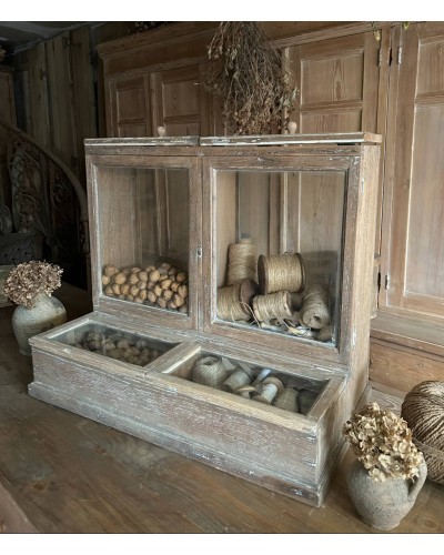 Meuble distributeur de comptoir ancien