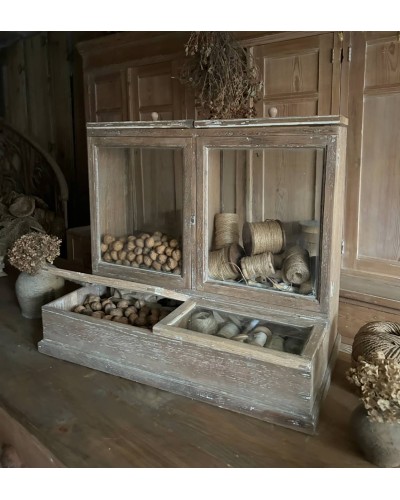 Meuble distributeur de comptoir ancien