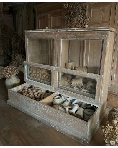 Meuble distributeur de comptoir ancien