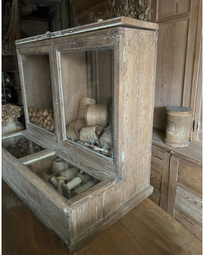 Meuble distributeur de comptoir ancien