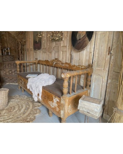 Ancienne banquette 19e