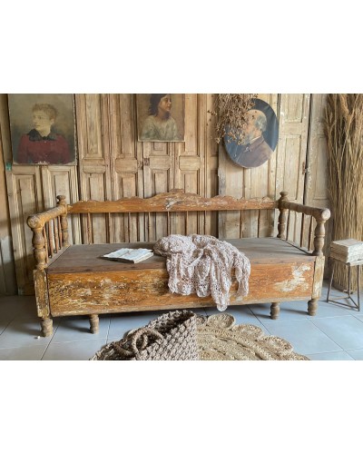 Ancienne banquette 19e