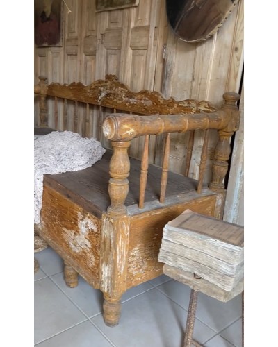 Ancienne banquette 19e