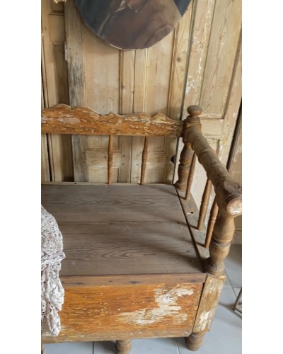 Ancienne banquette 19e