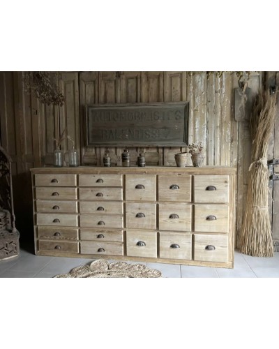 Ancien meuble de metier à tiroirs debut XXéme siècle