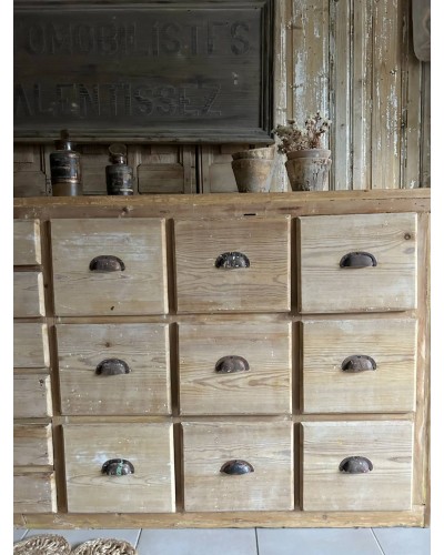 Ancien meuble de metier à tiroirs debut XXéme siècle