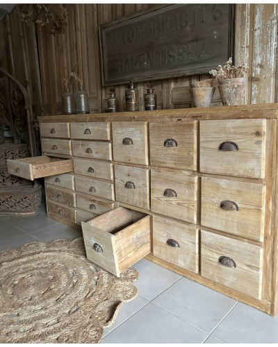 Ancien meuble de metier à tiroirs debut XXéme siècle