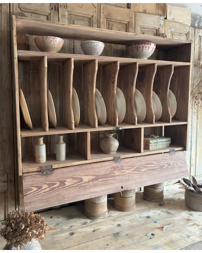 Meuble trieur en bois à suspendre