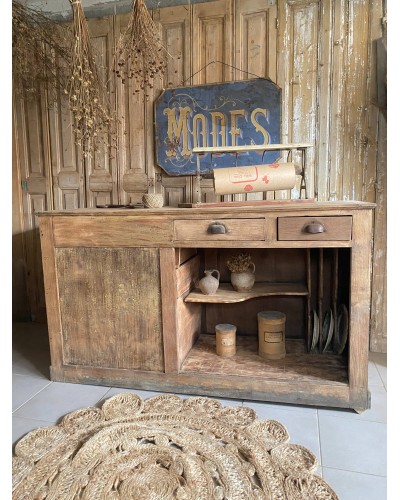 Exceptionnel ancien comptoir