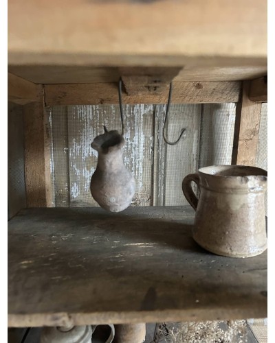 Ancien petit meuble garde manger en bois