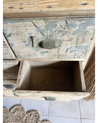 Meuble de métier à multiples tiroirs ancien