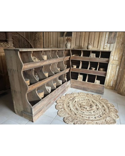 Exceptionnel Ancien meuble grainetier d'angle