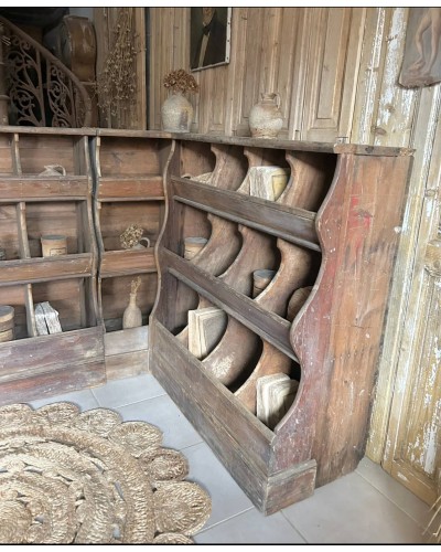 Exceptionnel Ancien meuble grainetier d'angle