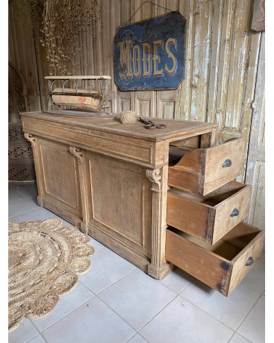 Exceptionnel ancien comptoir