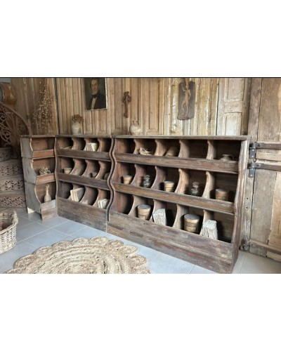 Exceptionnel Ancien meuble grainetier d'angle