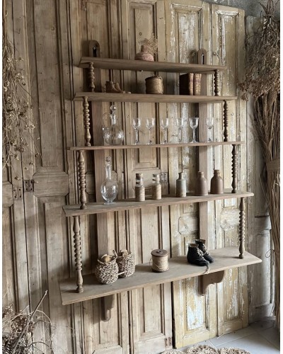 Ancien verrier de café, etageres multiples