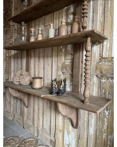 Ancien verrier de café, etageres multiples