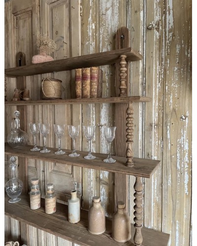 Ancien verrier de café, etageres multiples