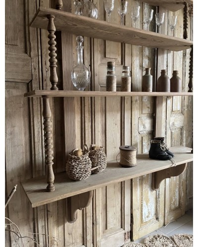 Ancien verrier de café, etageres multiples