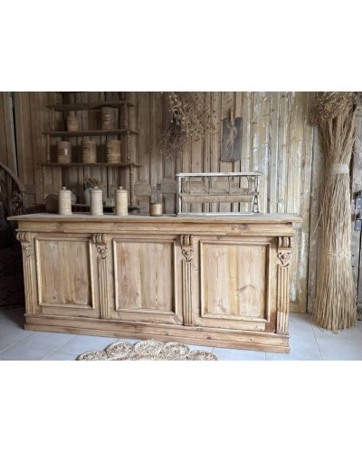 Superbe ancien comptoir de boutique