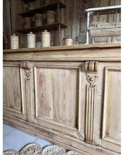 Superbe ancien comptoir de boutique