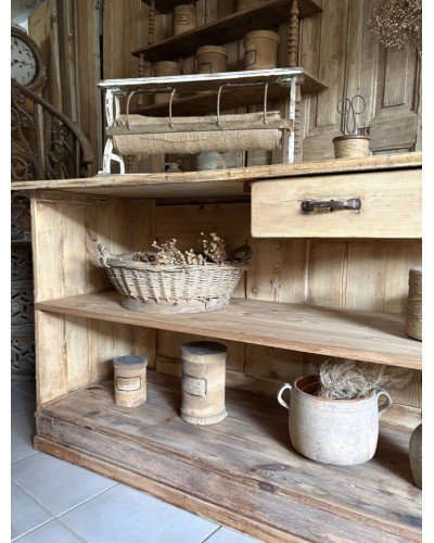 Superbe ancien comptoir de boutique