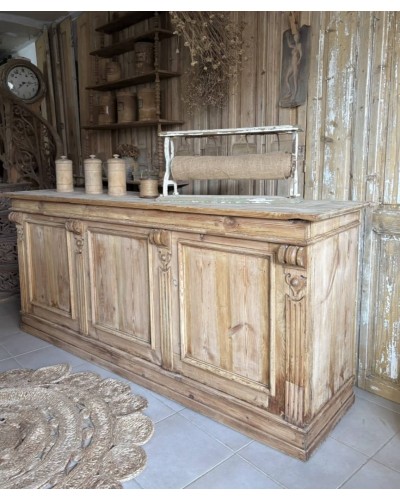 Superbe ancien comptoir de boutique