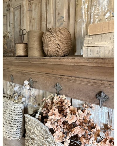 Grande étagère patères ancienne  en chêne