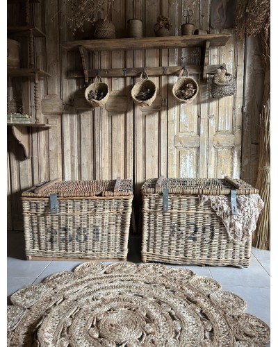 Ancienne malle de déménagement