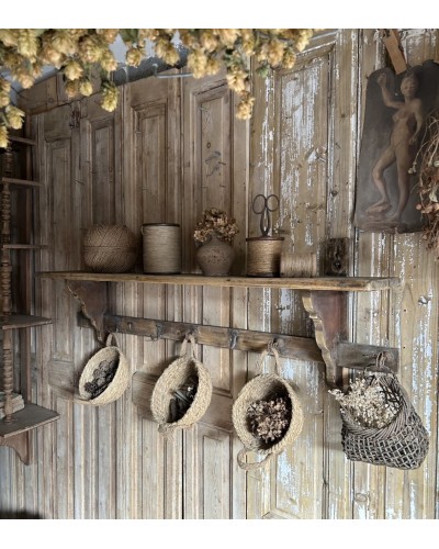 Ancienne étagère patères