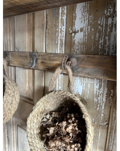 Ancienne étagère patères