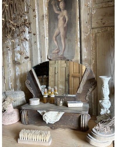 Petite coiffeuse murale ancienne