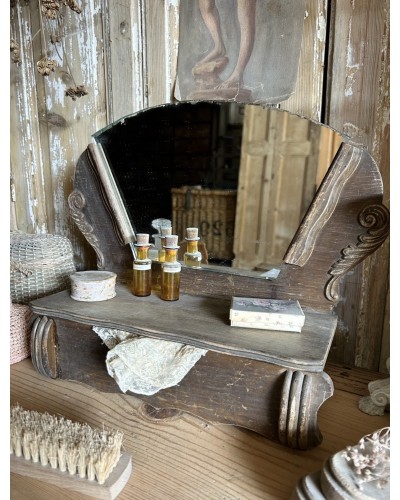 Petite coiffeuse murale ancienne