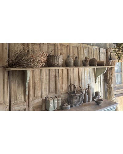 Ancienne grande étagère murale