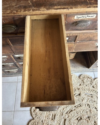 Exceptionnel ancien meuble de métier authentique