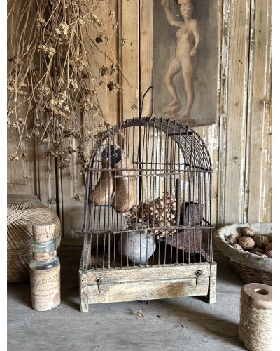 Ancienne cage à oiseaux