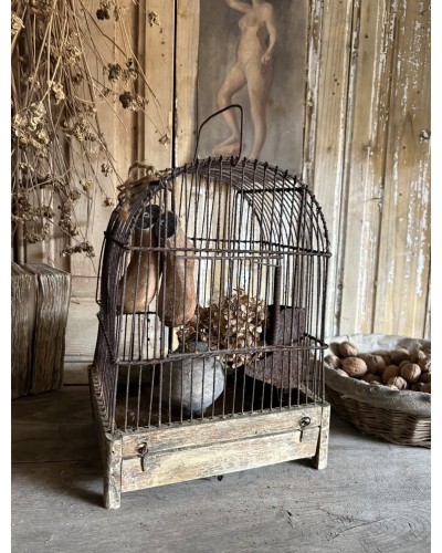 Ancienne cage à oiseaux