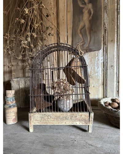 Ancienne cage à oiseaux