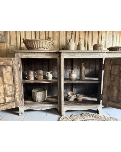 Ancien buffet primitif 3 portes