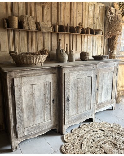 Ancien buffet primitif 3 portes