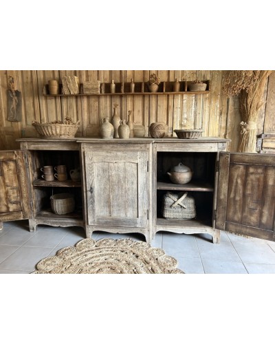 Ancien buffet primitif 3 portes