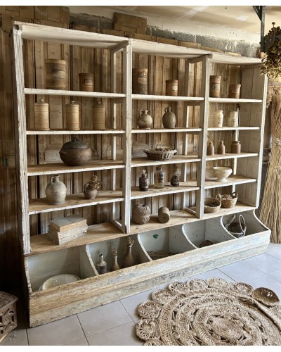 Ancien meuble d’épicerie, grainetier