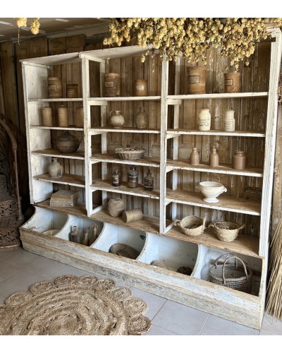 Ancien meuble d’épicerie, grainetier