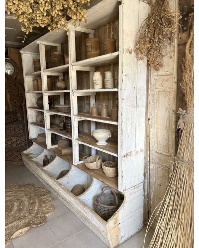 Ancien meuble d’épicerie, grainetier