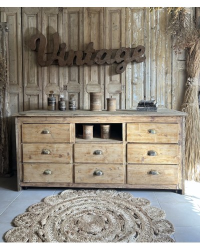 Ancien meuble de métier, comptoir