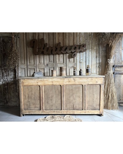 Ancien meuble de métier, comptoir