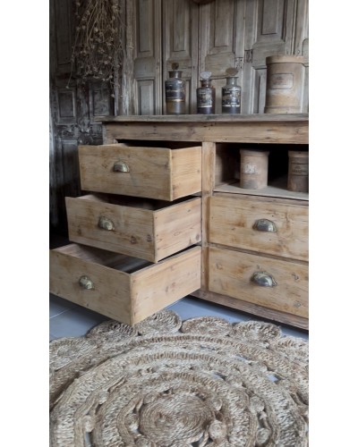 Ancien meuble de métier, comptoir