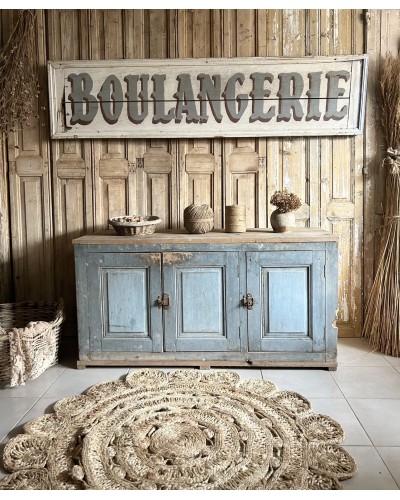 Meuble bas d’atelier ancien 3 portes