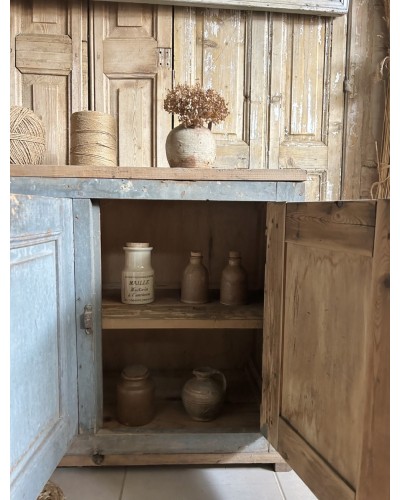 Meuble bas d’atelier ancien 3 portes